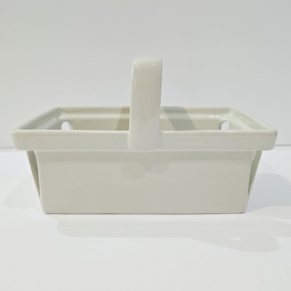 Hearth & Hand Magnolia Stoneware Fruit Berry Strawberry Basket with Handle